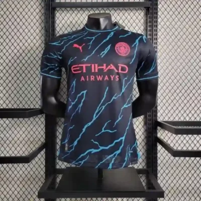 Manchester City Authentic Football Jersey Third Away Shirt 2023/24