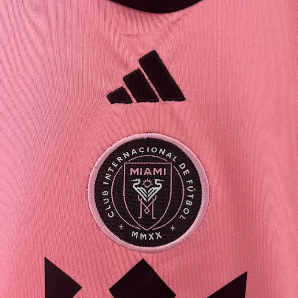 Inter Miami Soccer Jersey Home Kids Kit Jersey+Shorts 2024 - Image 3