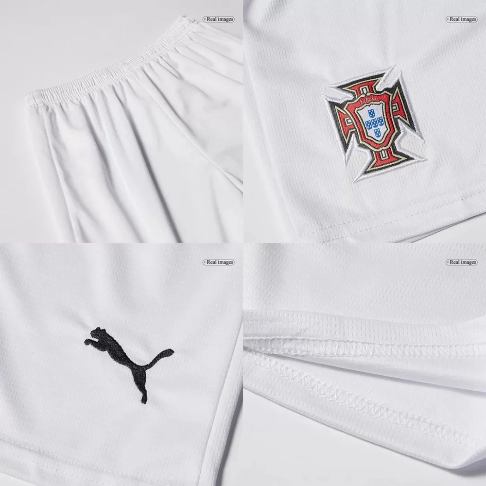 Portugal Away Football Uniform Kids Kit Jersey+Shorts 2025 - Image 13