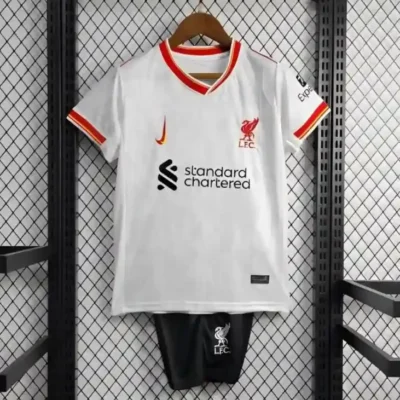 Liverpool Football Jersey Third Away Kids Kit Jersey+Shorts 2024/25