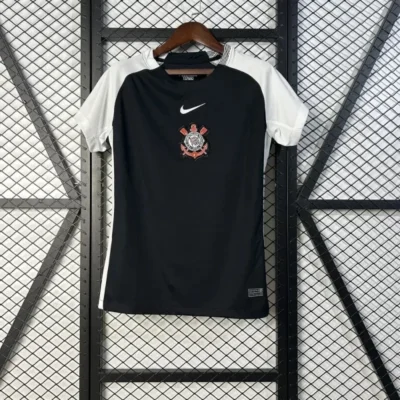 Corinthians Soccer Jersey Away Women's Custom Shirt 2025