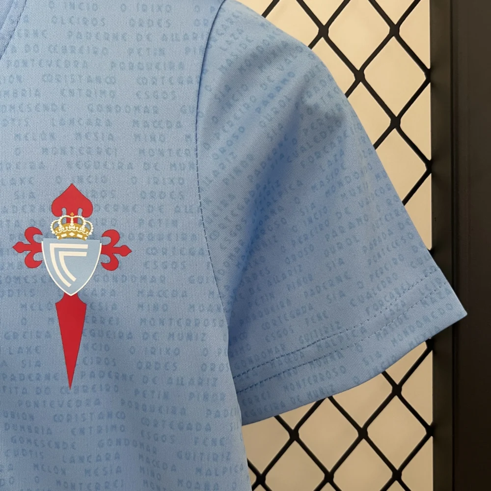 Celta Vigo Soccer Jersey Home Kids Kit Jersey+Shorts 2024/25 - Image 6