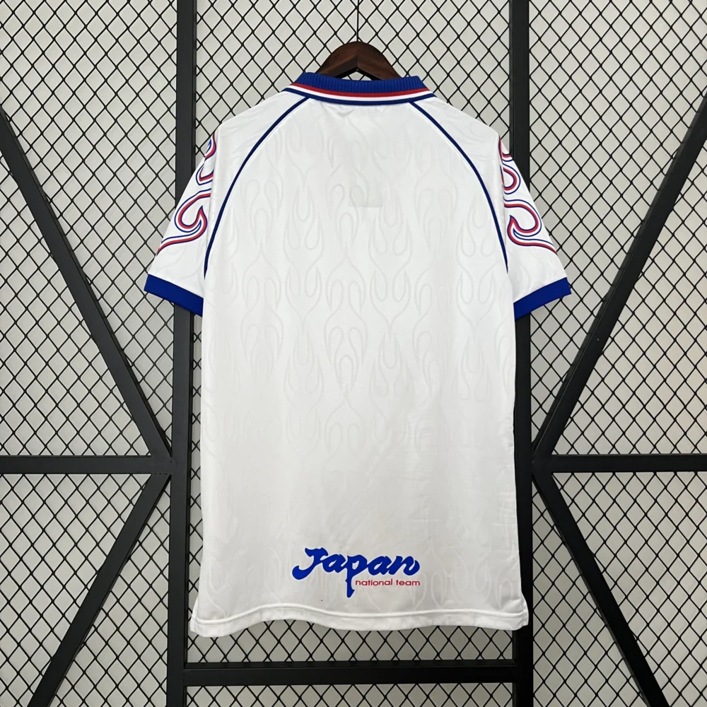 Japan Retro Soccer Jersey Away Custom Shirt 1998 - Image 2