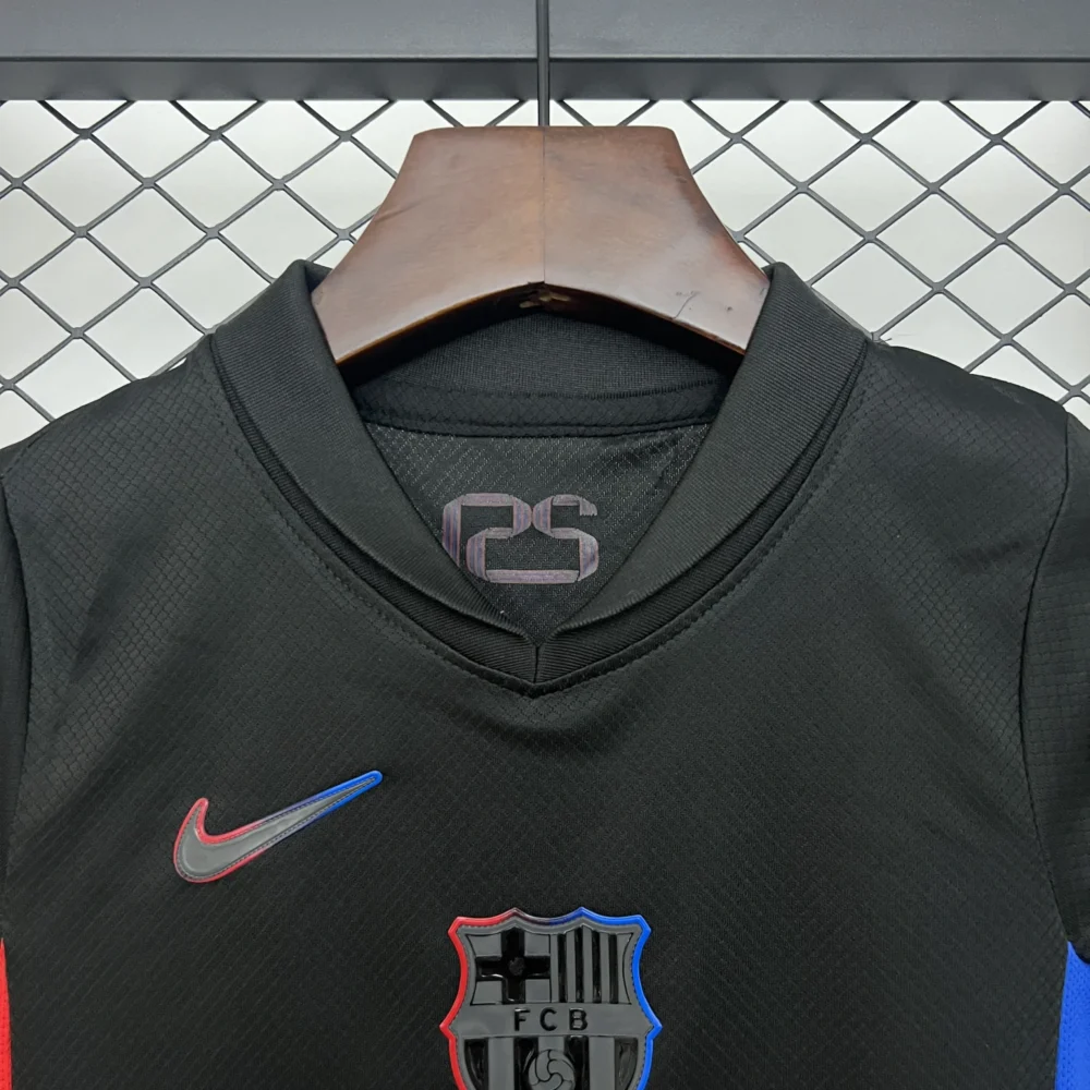 Barcelona Away x Travis Scott Soccer Kids Kit Jersey+Shorts 2024/25 - Image 3