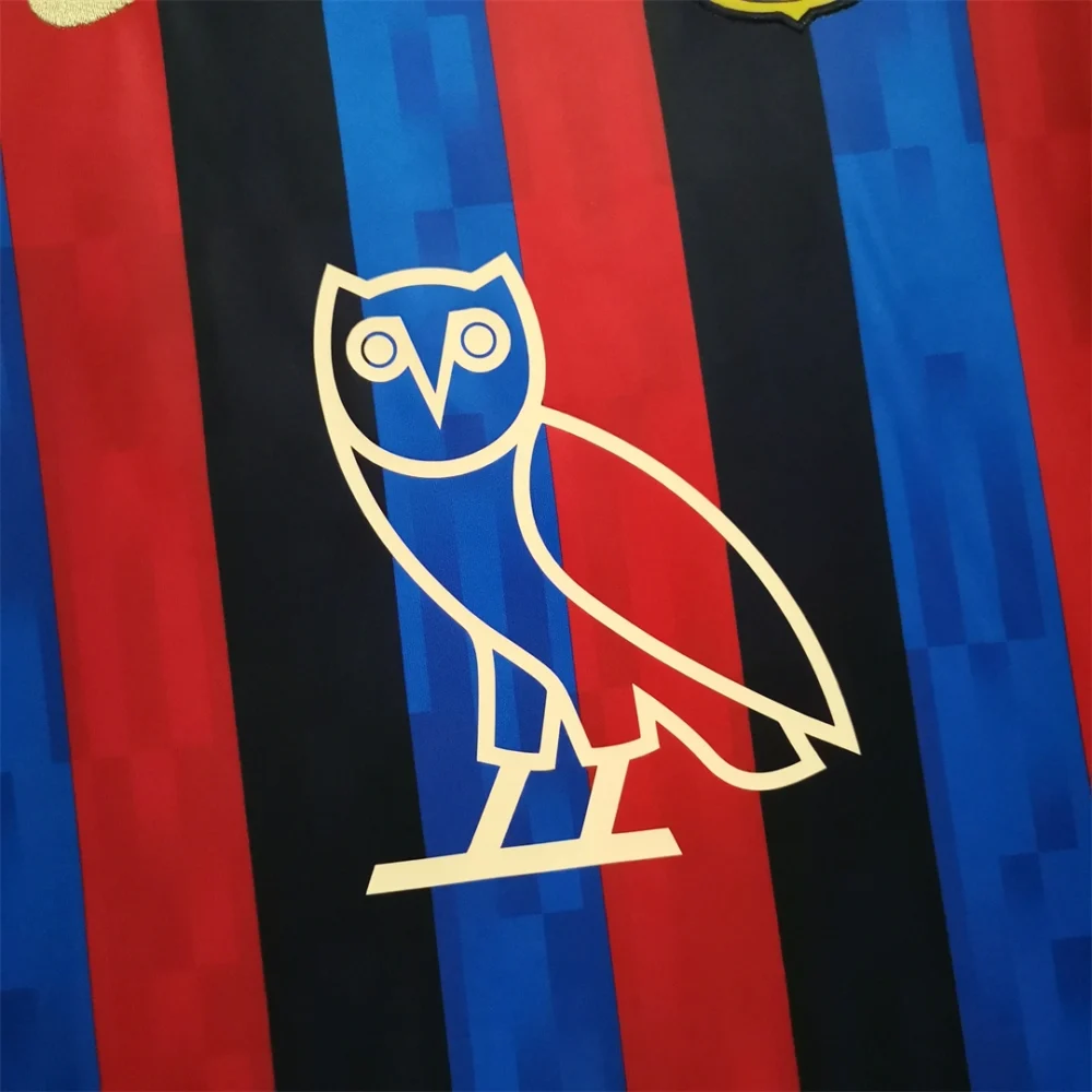 Barcelona Home Owl Version Soccer Jersey Custom Shirt 2022/23 - Image 4
