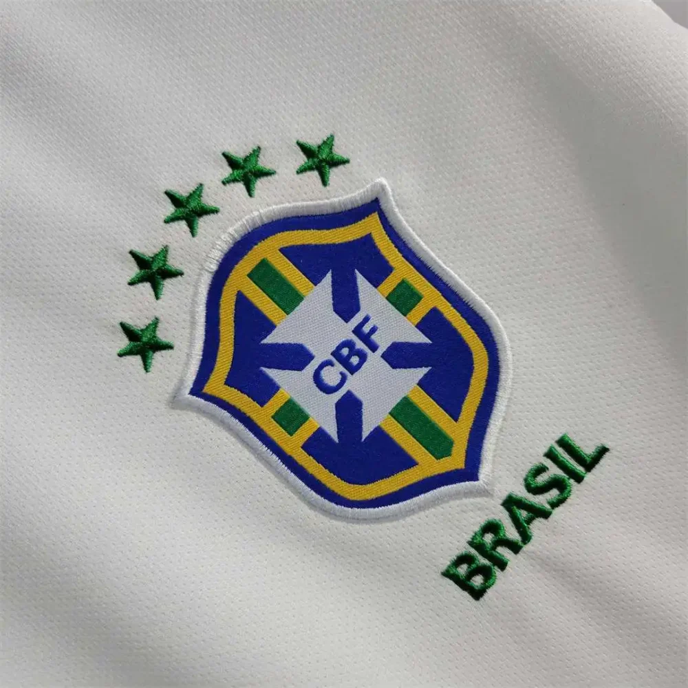 Brazil Retro Jersey Custom Home Soccer Jersey 2019 - Image 6