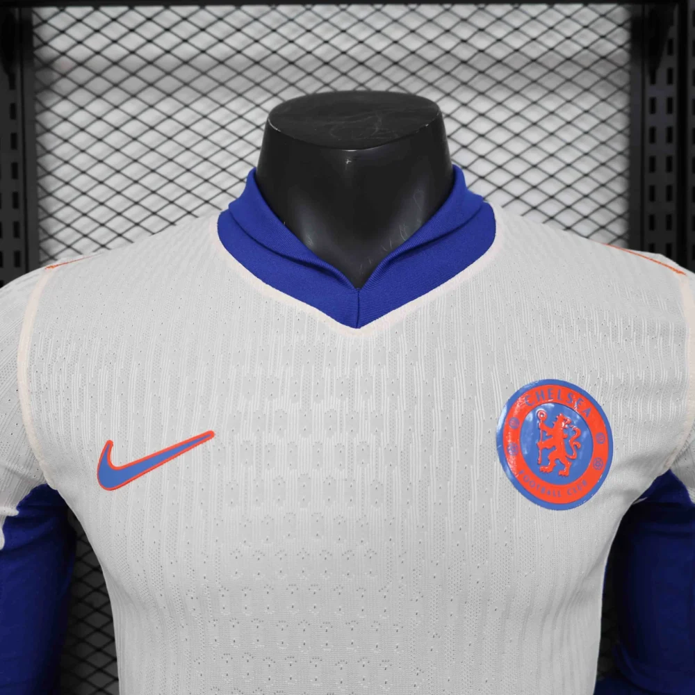 Chelsea Authentic Football Jersey Away Long Sleeve Shirt 2024/25 - Image 3