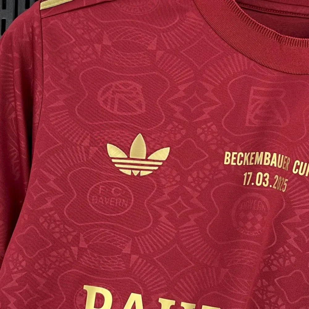 Bayern Munich Soccer Jersey 125th Anniversary Beckenbauer Cup Shirt 2025/26 - Image 4