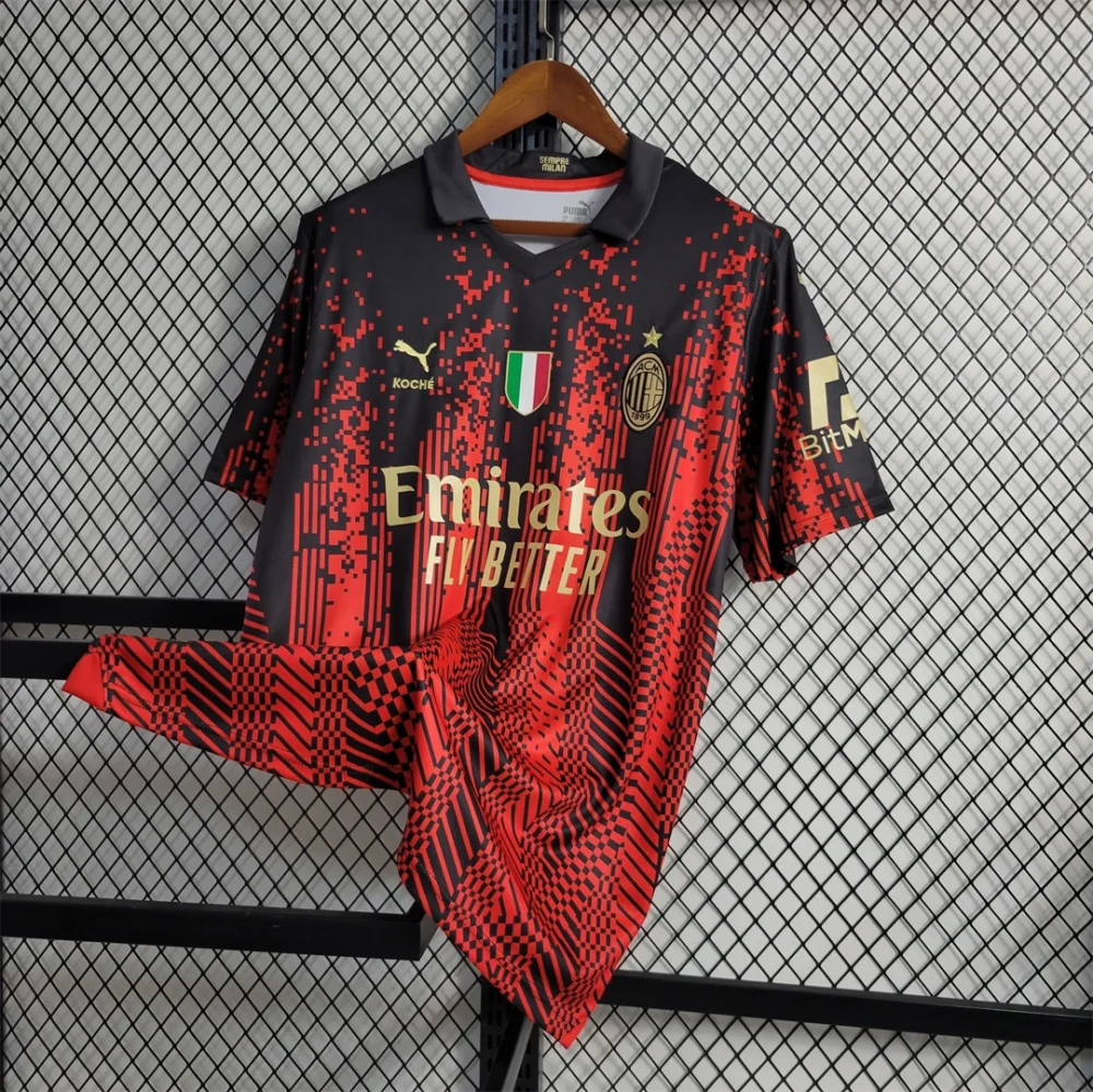 AC Milan Retro Soccer Jersey Fourth Away Custom Shirt 2022/23 - Image 3