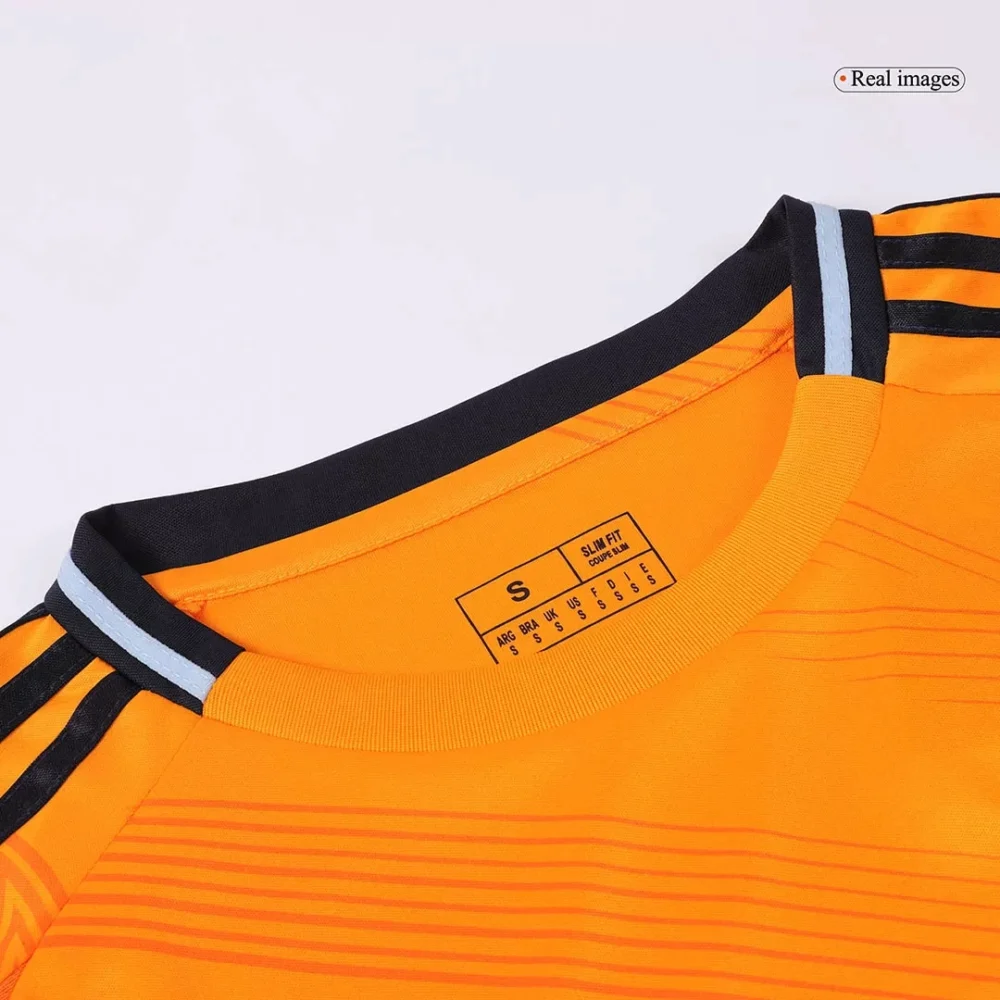 Real Madrid Soccer Jersey Away Custom Shirt Long Sleeve 2024/25 - Image 3