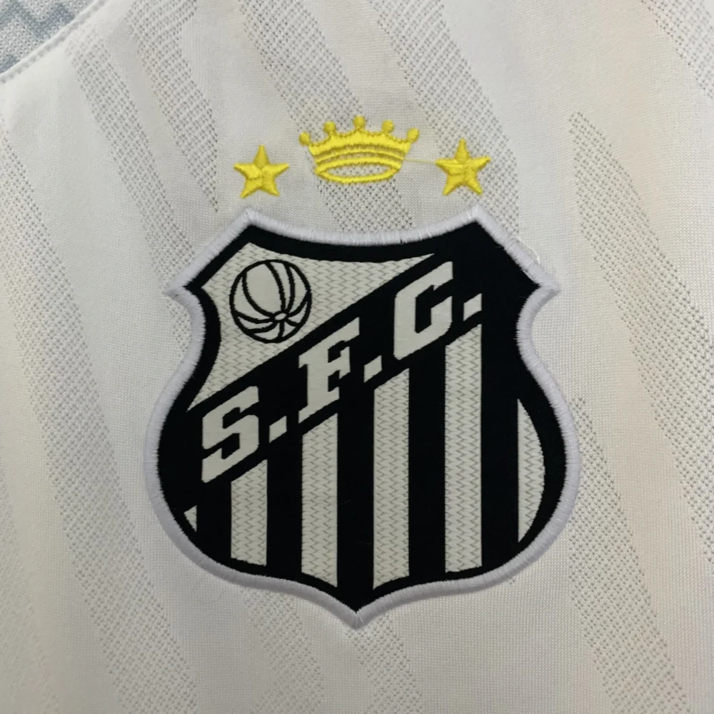 Santos FC Soccer Jersey Home Custom Shirt 2025 - Image 5