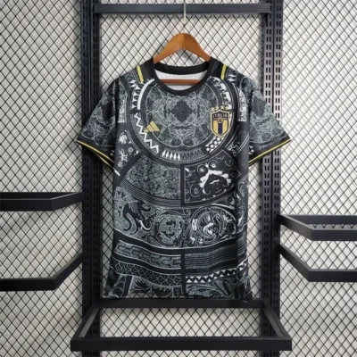 Italy Soccer Jersey Black Special Edition Custom Shirt 2024
