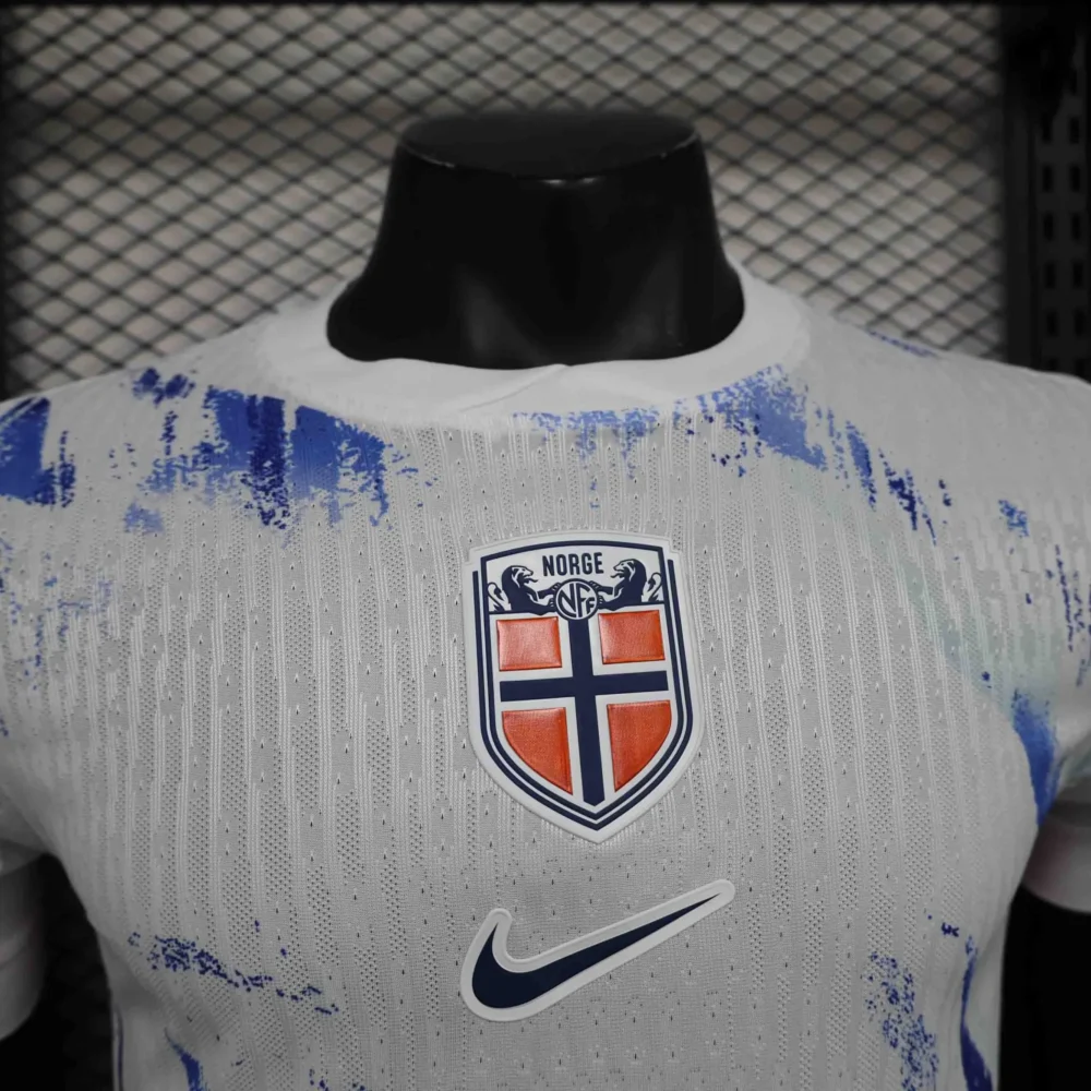 Norway Authentic Soccer Jersey Away Shirt 2024 - Image 3