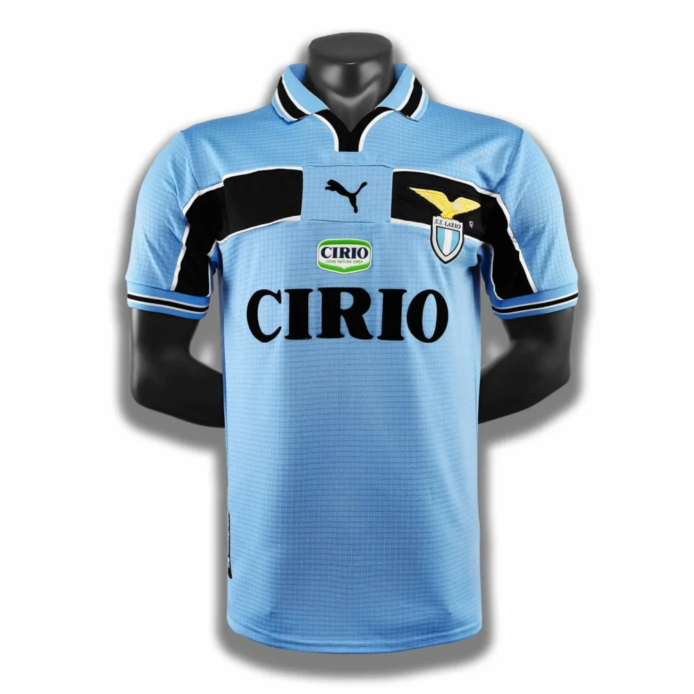 Lazio Retro Soccer Jersey Home Custom Shirt 1998/99 - Image 7