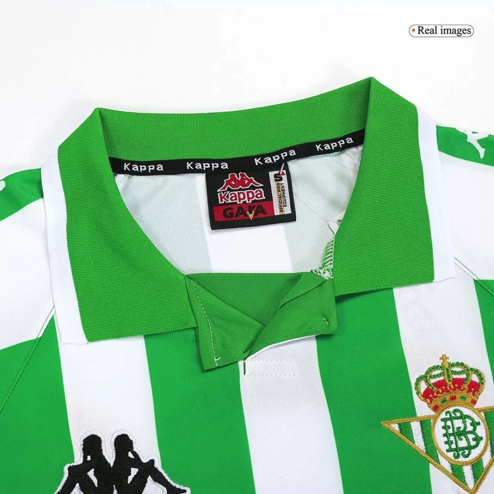 Real Betis Retro Jersey Home Soccer Shirt 2000/01 - Image 5