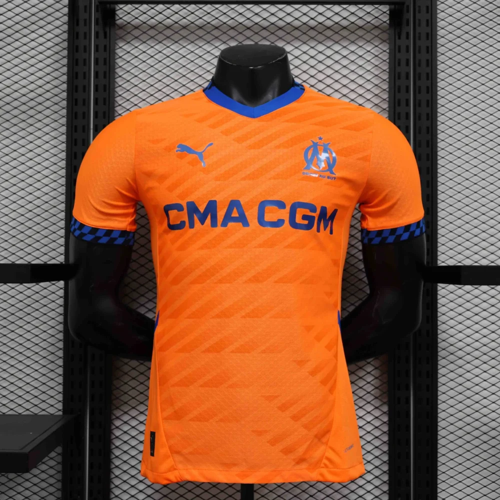 Marseille Authentic Soccer Jersey Third Away Shirt 2024/25