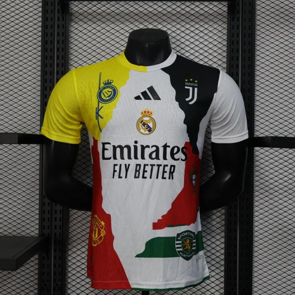 Cristiano Ronaldo Authentic Commemorative Edition Shirt 2025/26 - All Club Mix