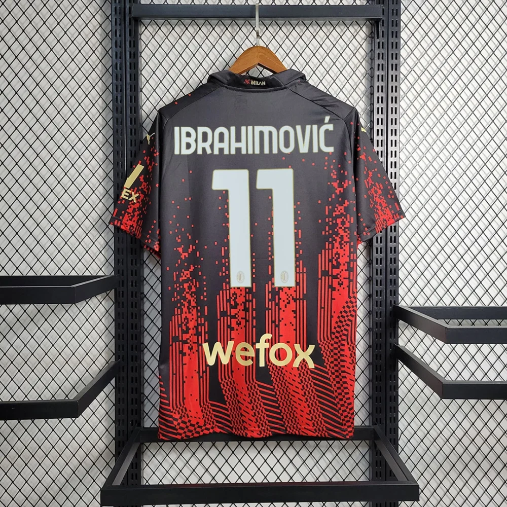AC Milan Retro Soccer Jersey Fourth Away Custom Shirt 2022/23 - Image 14