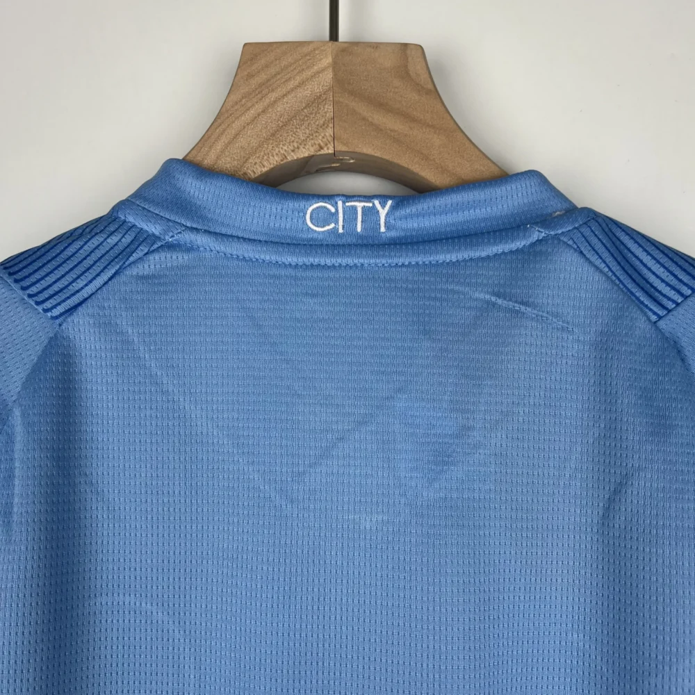 Manchester City Football Jersey Home Kids Kit Jersey+Shorts 2023/24 - Image 6