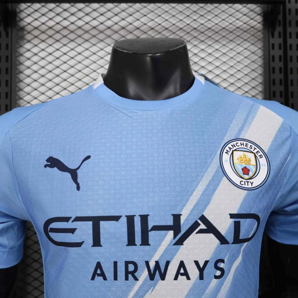 Manchester City Authentic Home Football Jersey Shirt 2025/26 - Image 3