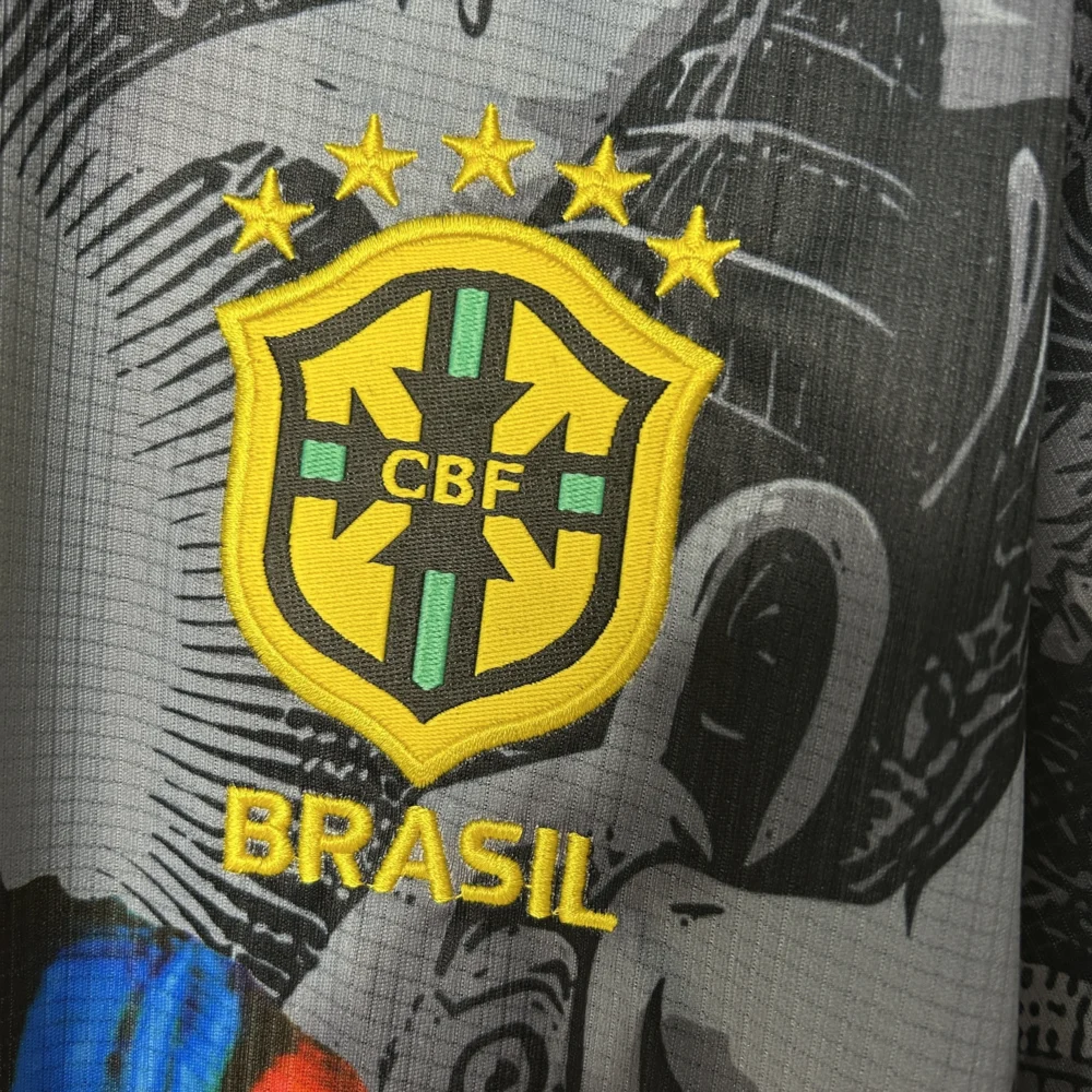 Brazil Soccer Jersey Jesus Special Edition Custom Shirt 2025 - Image 4