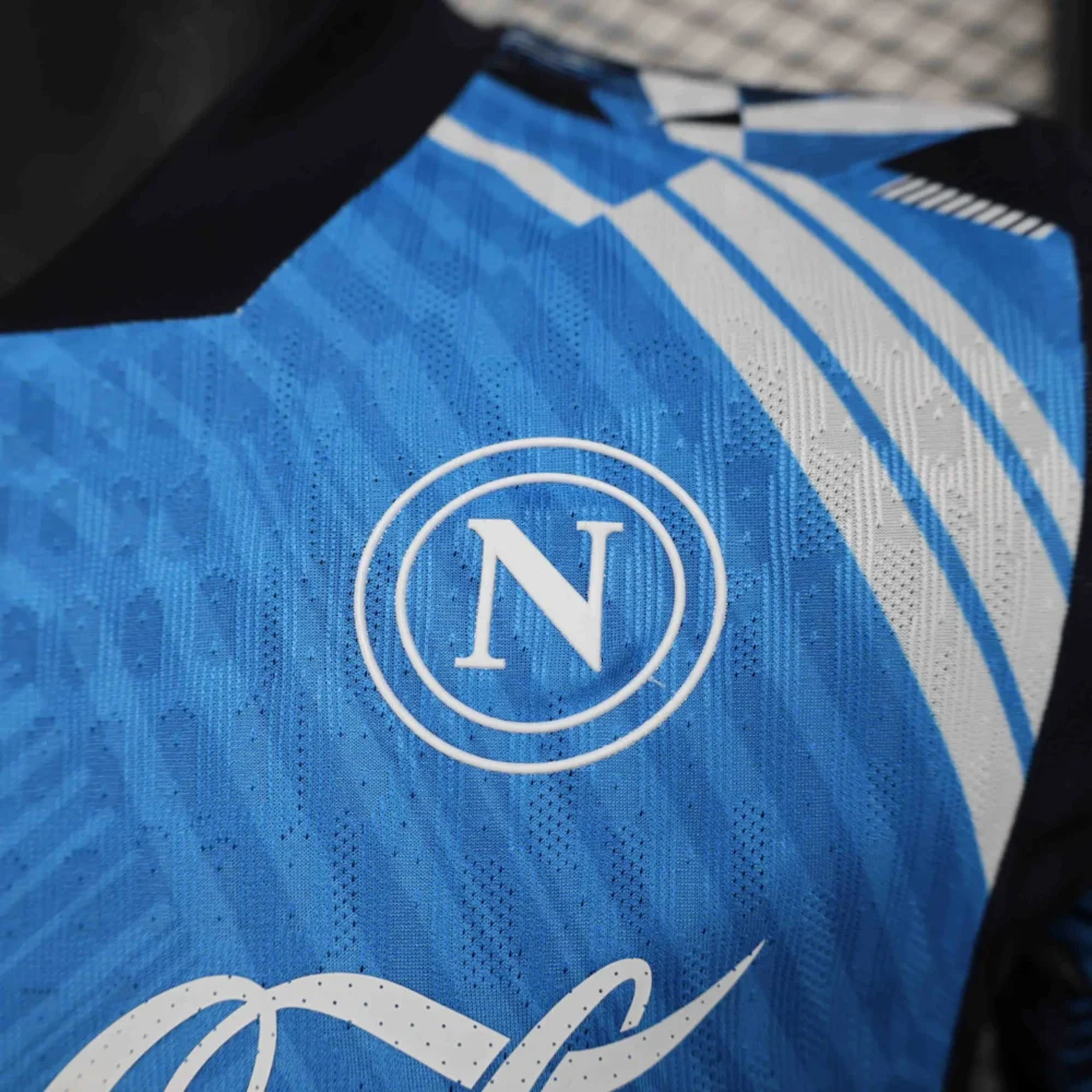 Napoli Authentic Soccer Jersey Pre-Match Shirt 2024/25 - Image 4