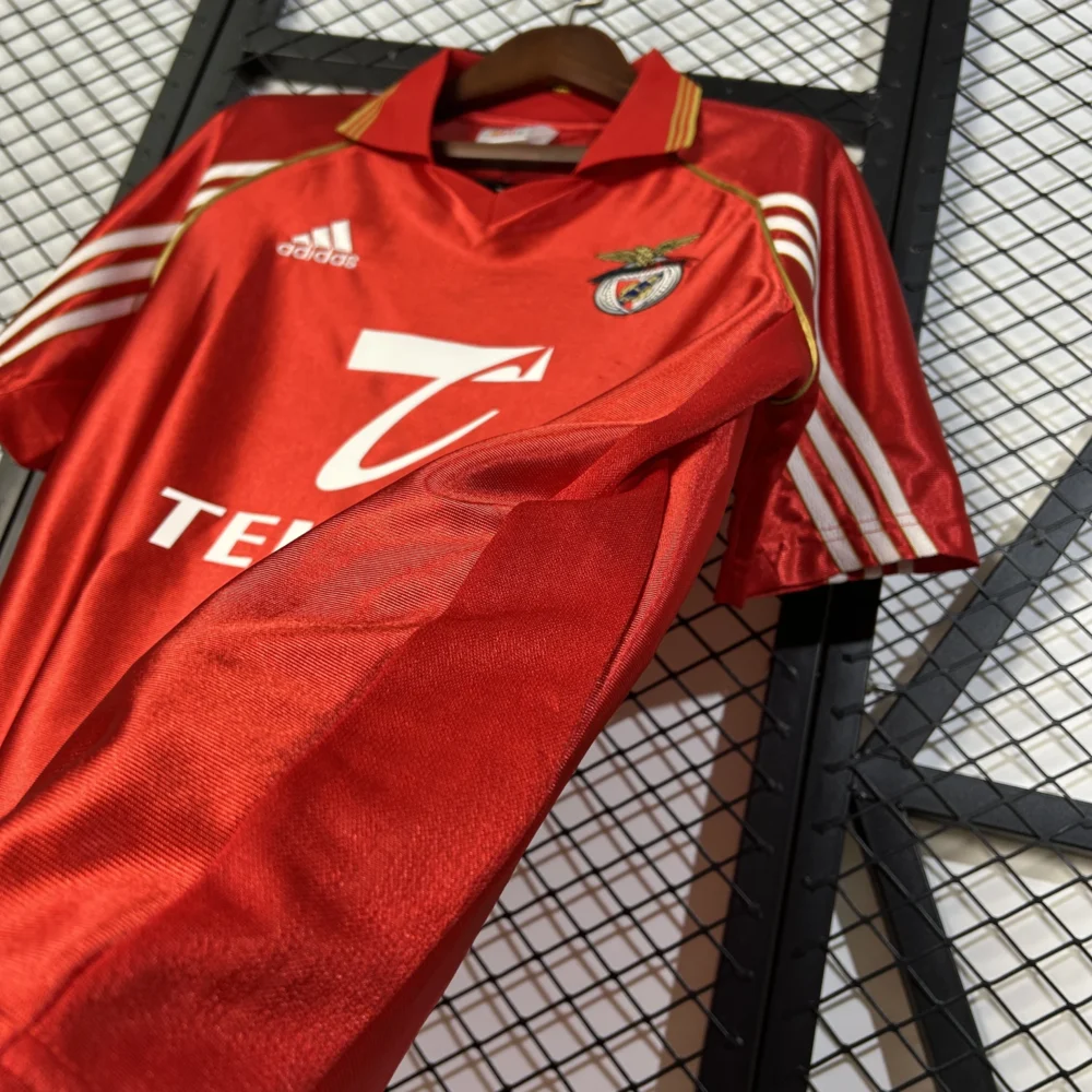 Benfica Retro Soccer Jersey Home Custom Shirt 1998/99 - Image 7