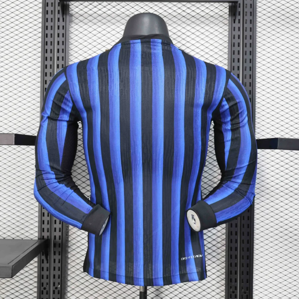 Authentic Soccer Jersey Inter Milan Home Long Sleeve Shirt 2025/26 - Image 2
