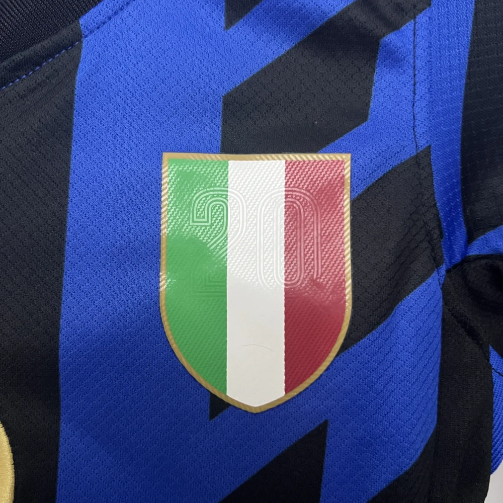 Inter Milan Soccer Jersey Home Kids Kit Jerseys+Shorts 2024/25 - Image 6