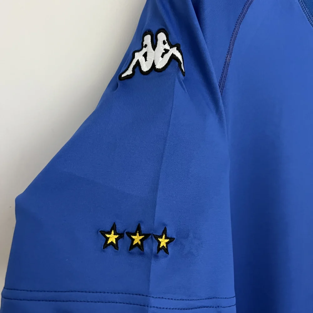 Italy Retro Soccer Jersey Home Custom Shirt 2000 - Image 5