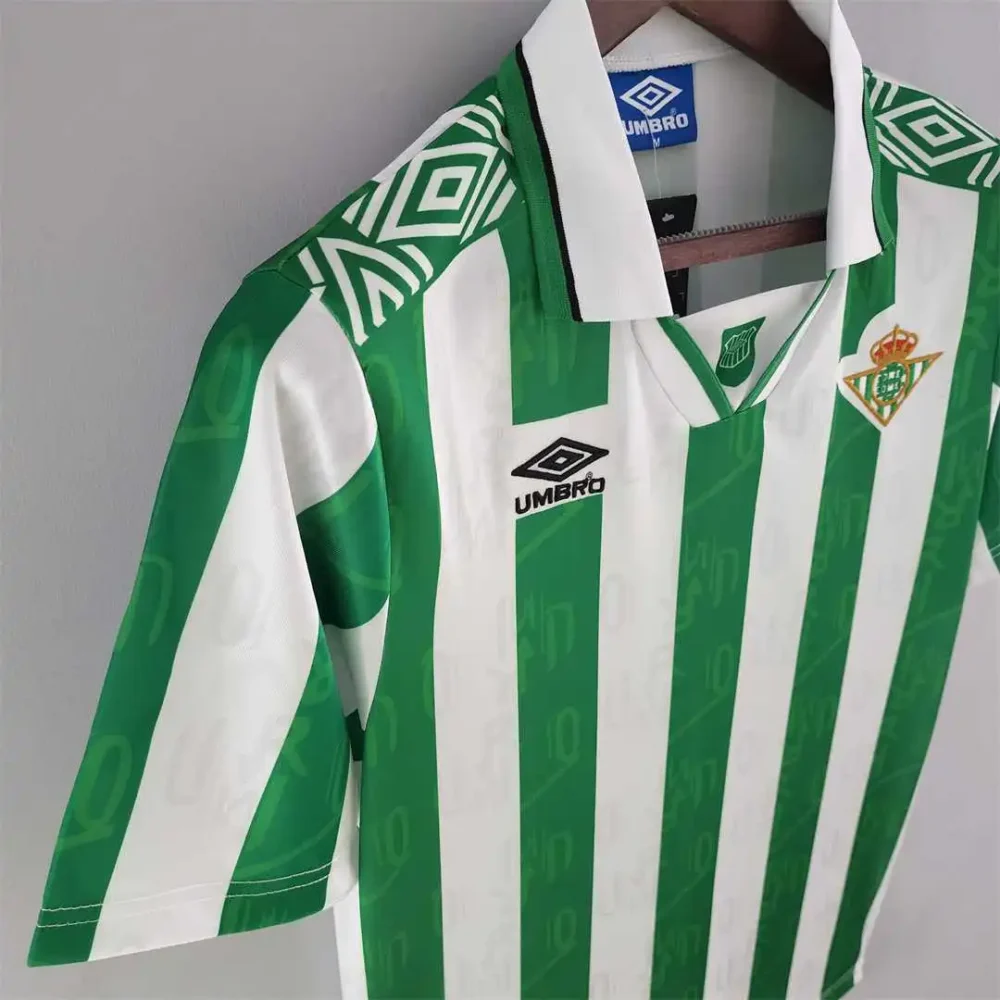 Real Betis Retro Jersey Home Soccer Shirt 1994/95 - Image 4