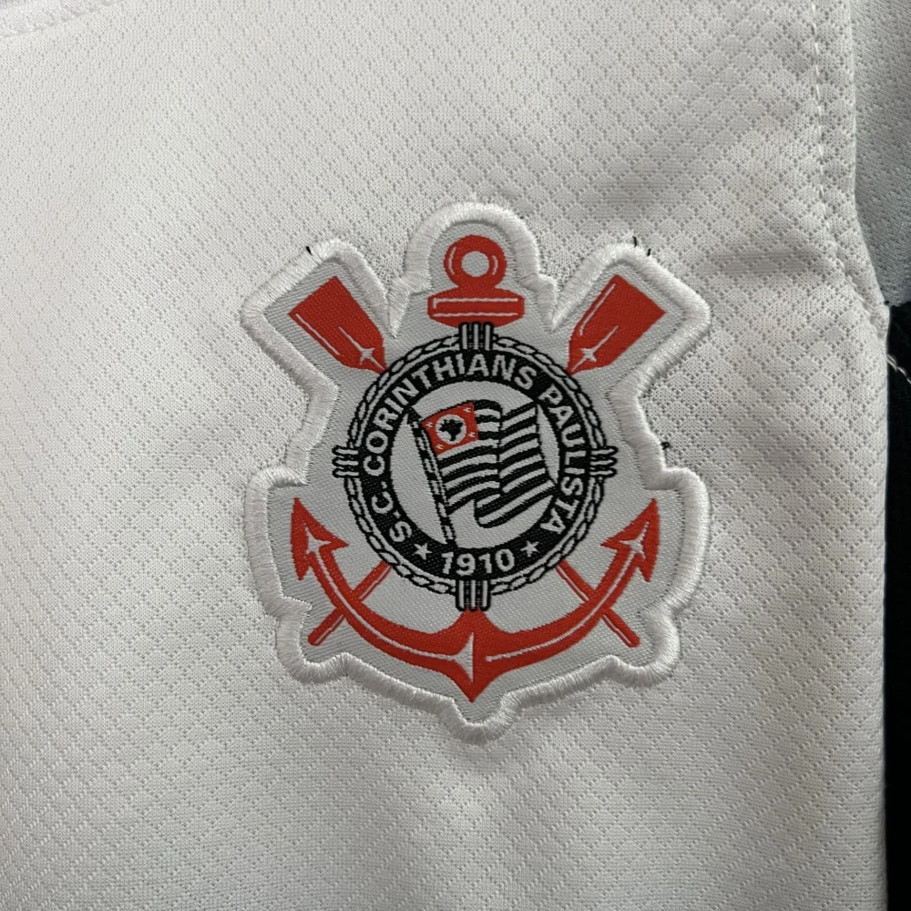 Corinthians Soccer Jersey Home Kids Kit Jersey+Shorts 2024 - Image 5