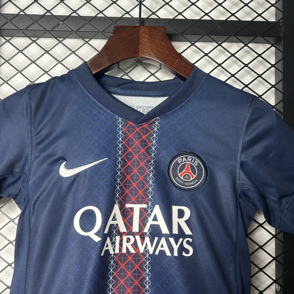 PSG Soccer Jersey Home Kids Kit Jersey+Shorts 2025/26 - Image 3
