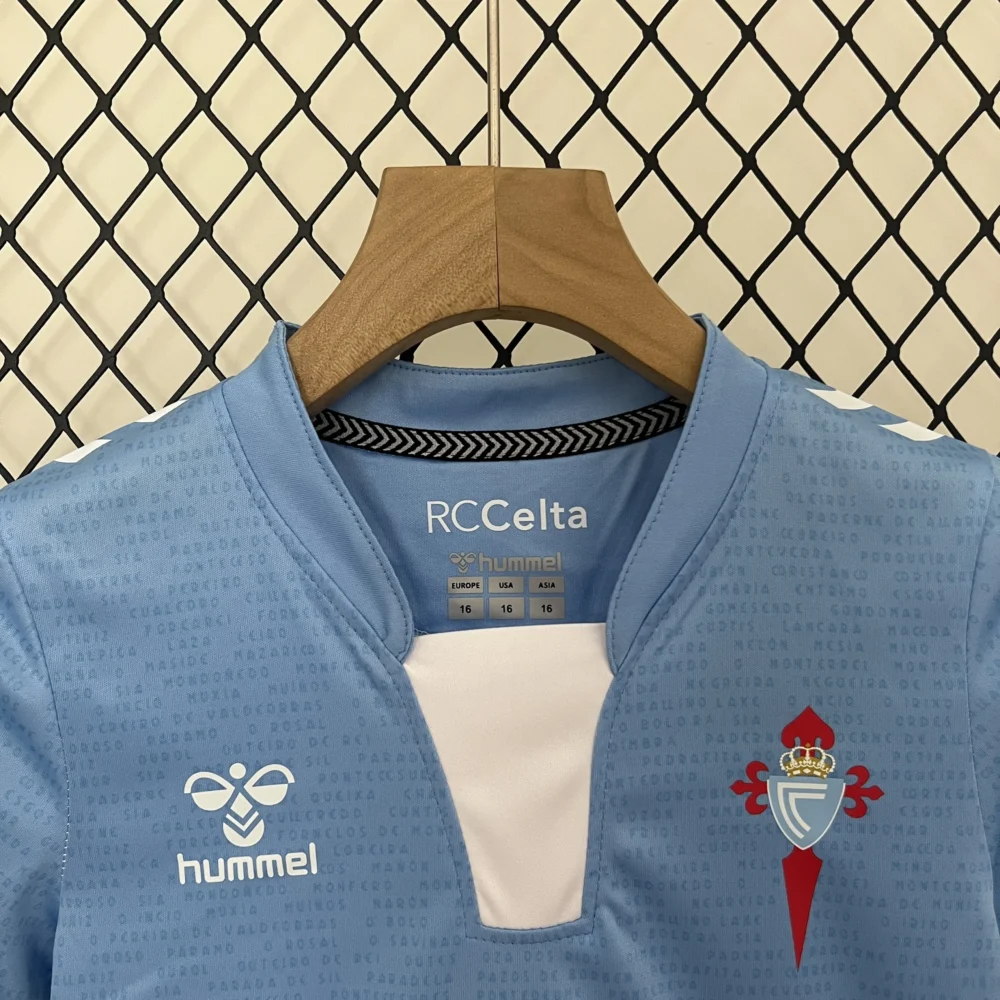 Celta Vigo Soccer Jersey Home Kids Kit Jersey+Shorts 2024/25 - Image 3