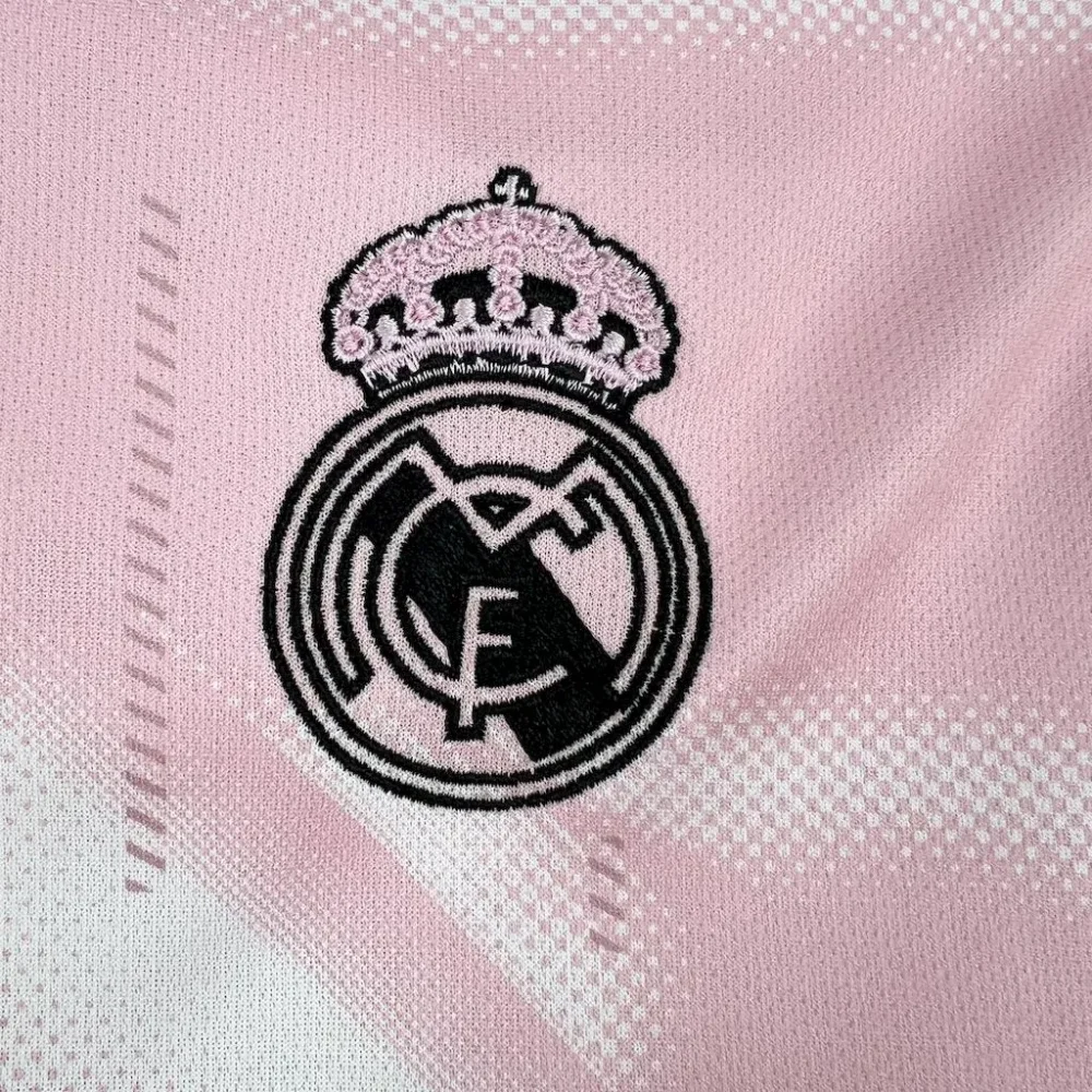 Real Madrid Soccer Jersey Pink Special Edition Custom Shirt 2024/25 - Image 4
