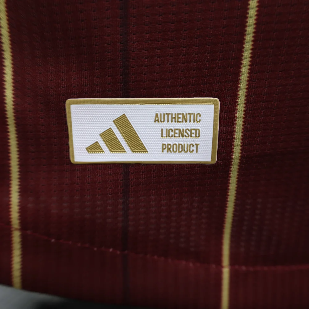 Roma Authentic Soccer Jersey Home Shirt 2024/25 - Image 8