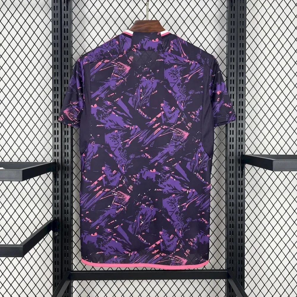 Real Madrid Soccer Jersey Purple Special Edition Custom Shirt 2024/25 - Image 2