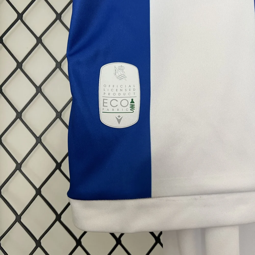 Real Sociedad Soccer Jersey Home Kids Kit Jersey+Shorts 2024/25 - Image 8