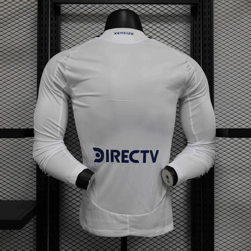Boca Juniors Authentic Soccer Jersey Away Long Sleeve Shirt 2024/25 - Image 2