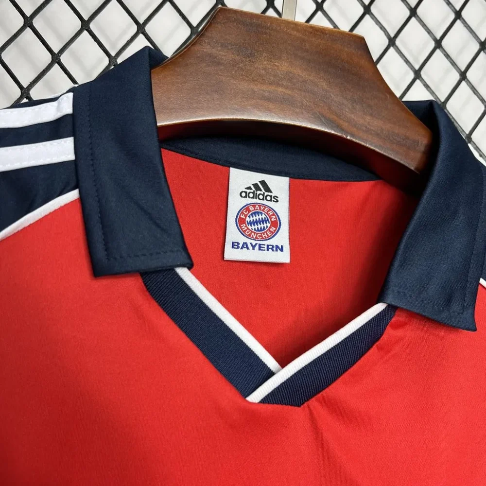 Bayern Munich Retro Jersey Home Soccer Shirt 1999-2001 - Image 6