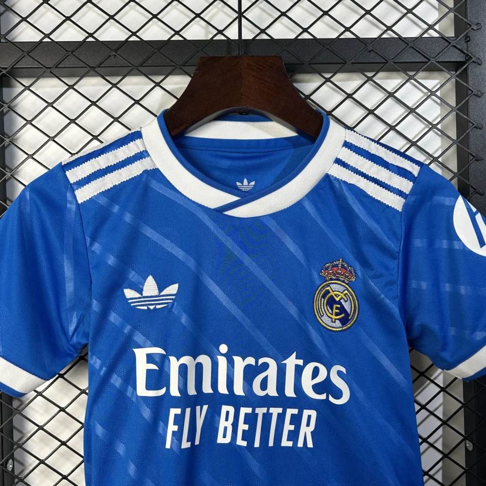 Real Madrid Soccer Jersey Third Away Kids Kit Jersey+Shorts 2025/26 - Image 3