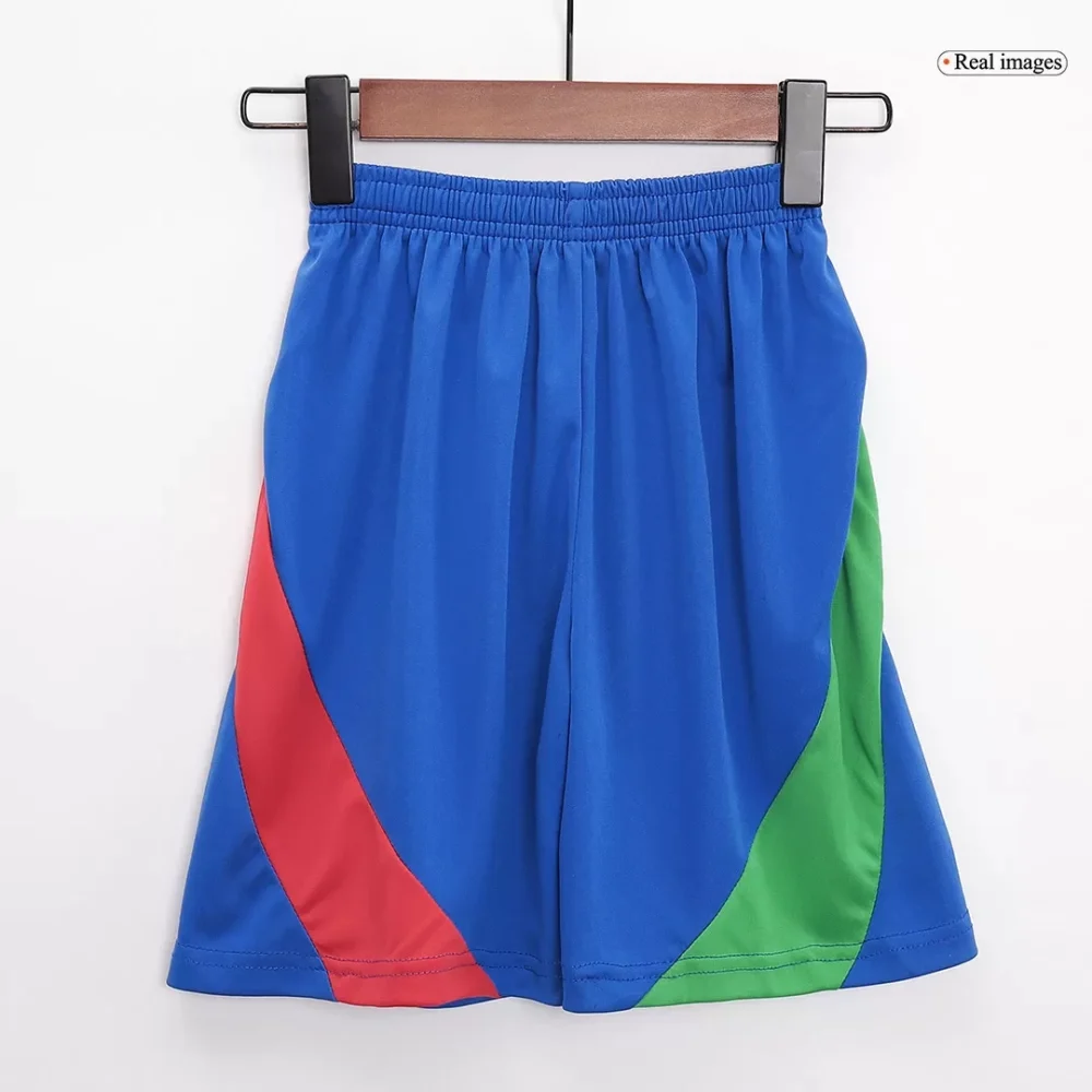 Italy Away Football Uniform Kids Kit Jersey+Shorts EURO 2024 - Image 11