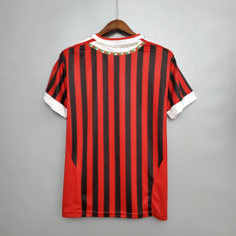 AC Milan Retro Soccer Jersey Home Custom Shirt 2011/12 - Image 2