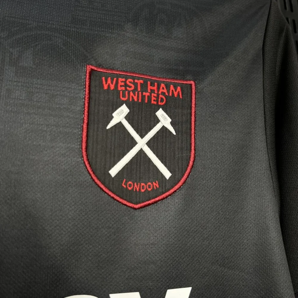 West Ham United Football Jersey Away Custom Shirt 2024/25 - Image 4