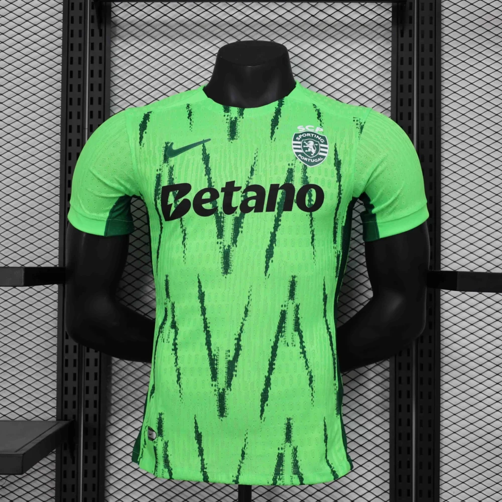 Sporting CP Authentic Soccer Jersey Fourth Away Shirt 2024/25
