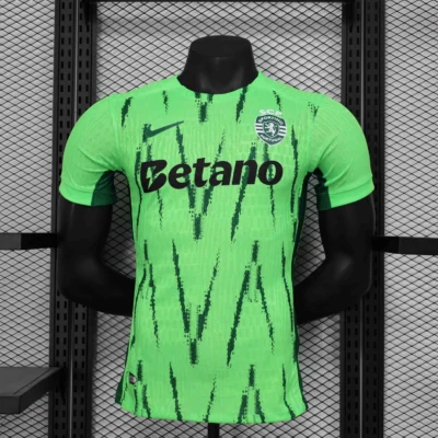 Sporting CP Authentic Soccer Jersey Fourth Away Shirt 2024/25