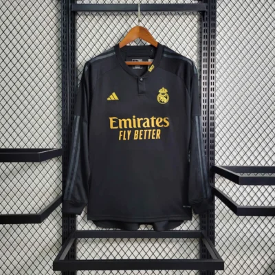 Real Madrid Soccer Jersey Third Away Long Sleeve Custom Shirt 2023/24