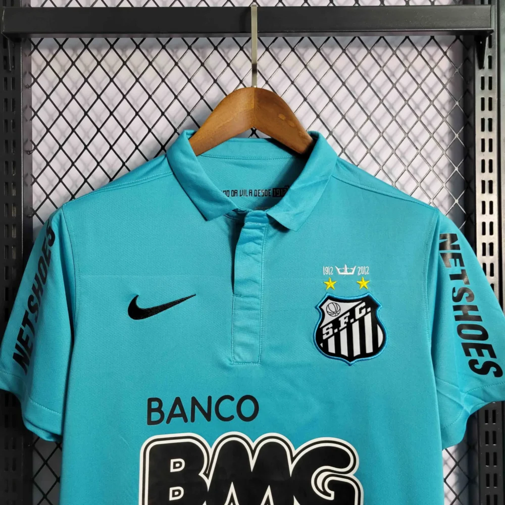 Santos FC Retro Soccer Jersey Third Away Custom Shirt 2012 - Image 4