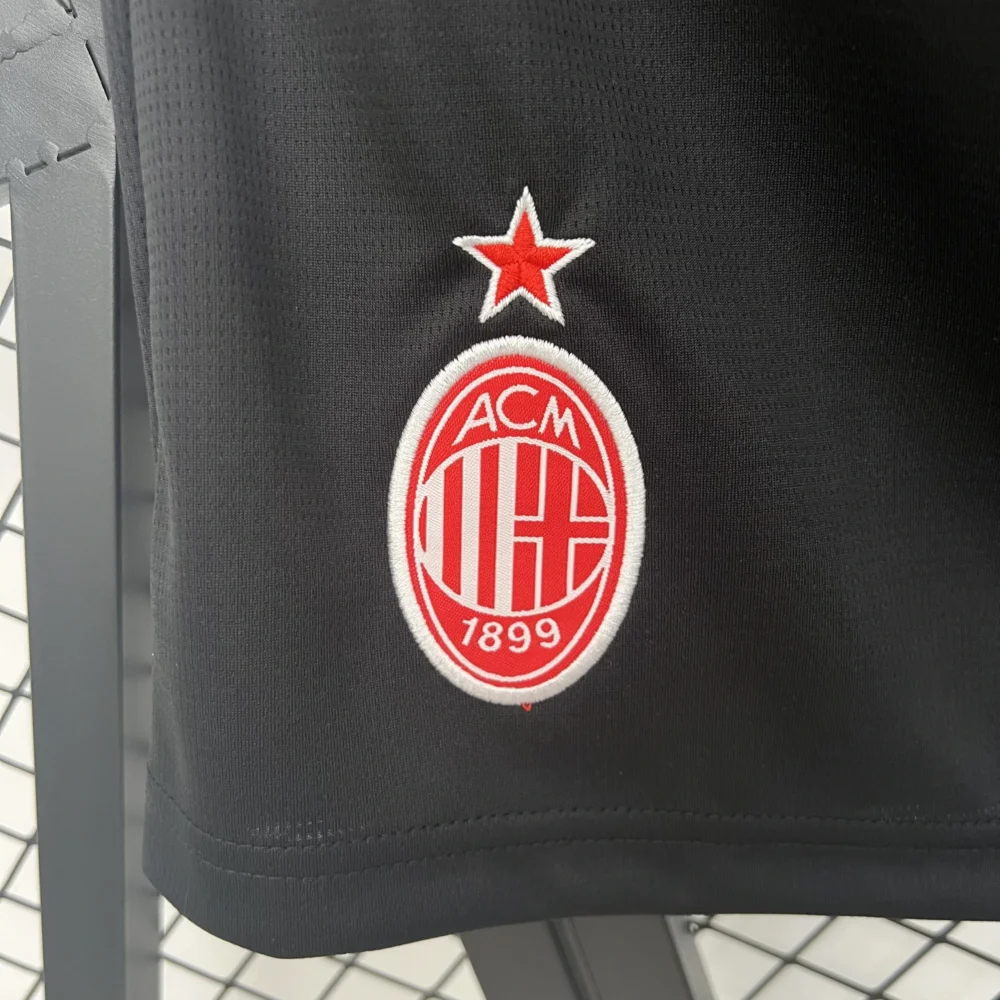AC Milan Soccer Jersey Home Custom Shorts 2025/26 - Image 4