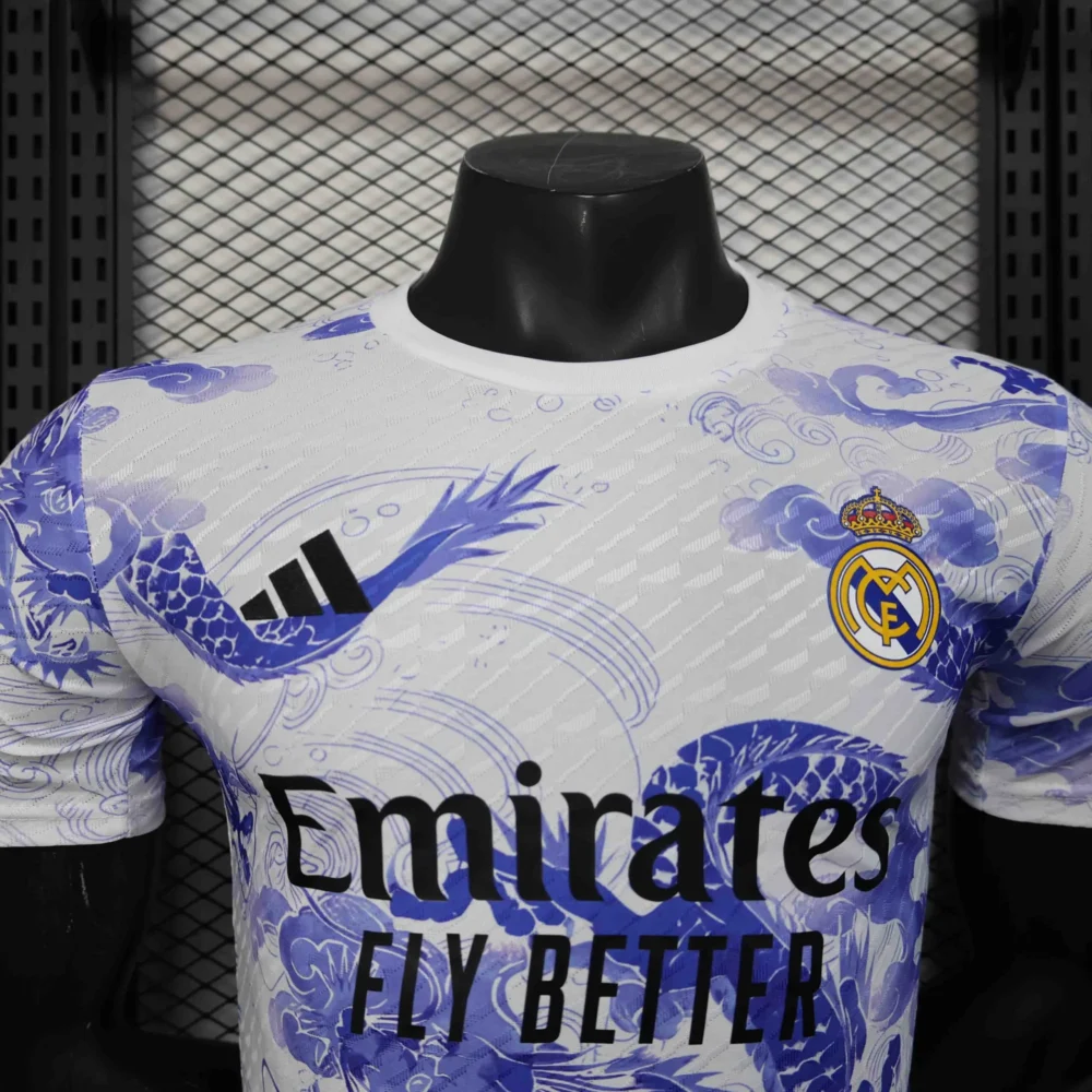 Real Madrid Authentic Soccer Jersey Dragon Special Edition Shirt 2025/26 - Image 3